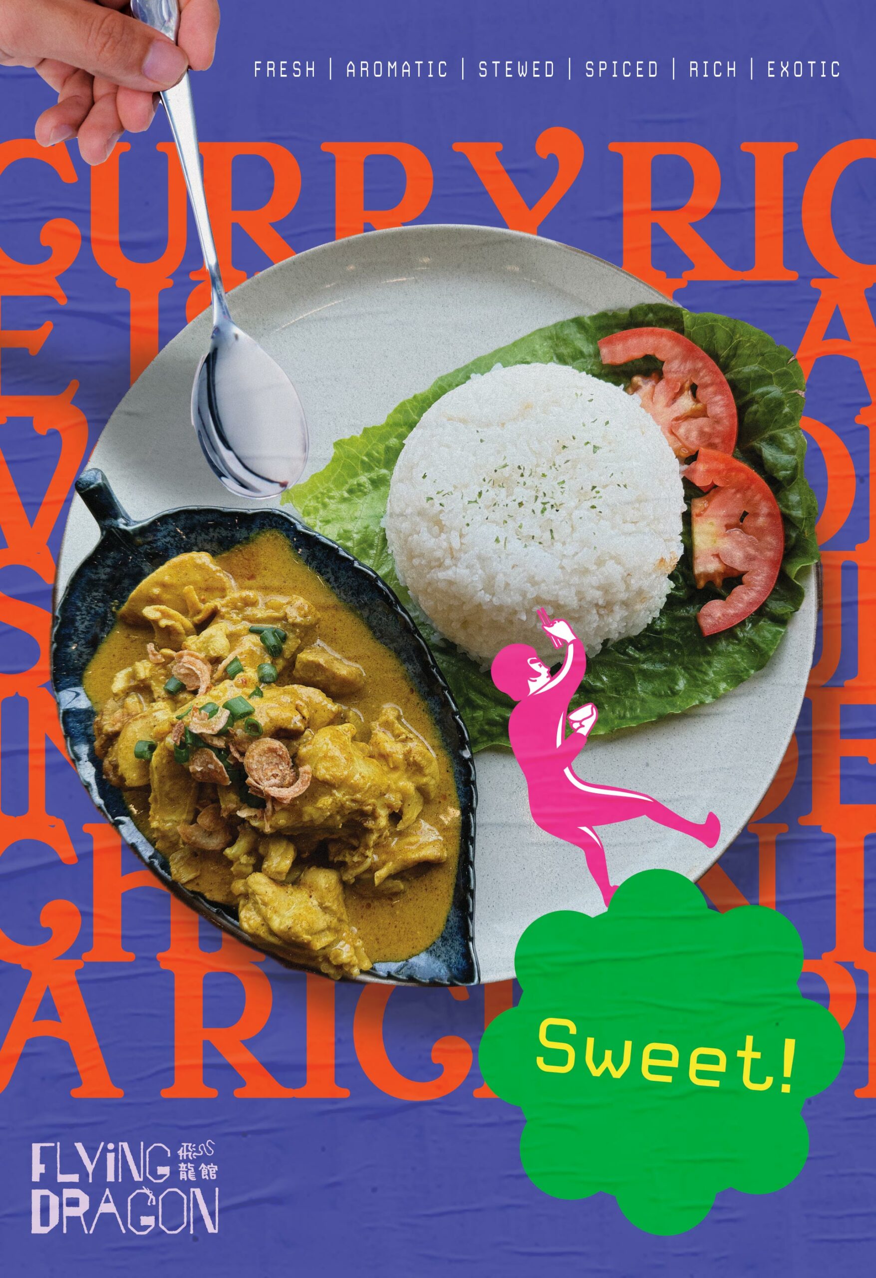 Curry Brisket Rice Poster