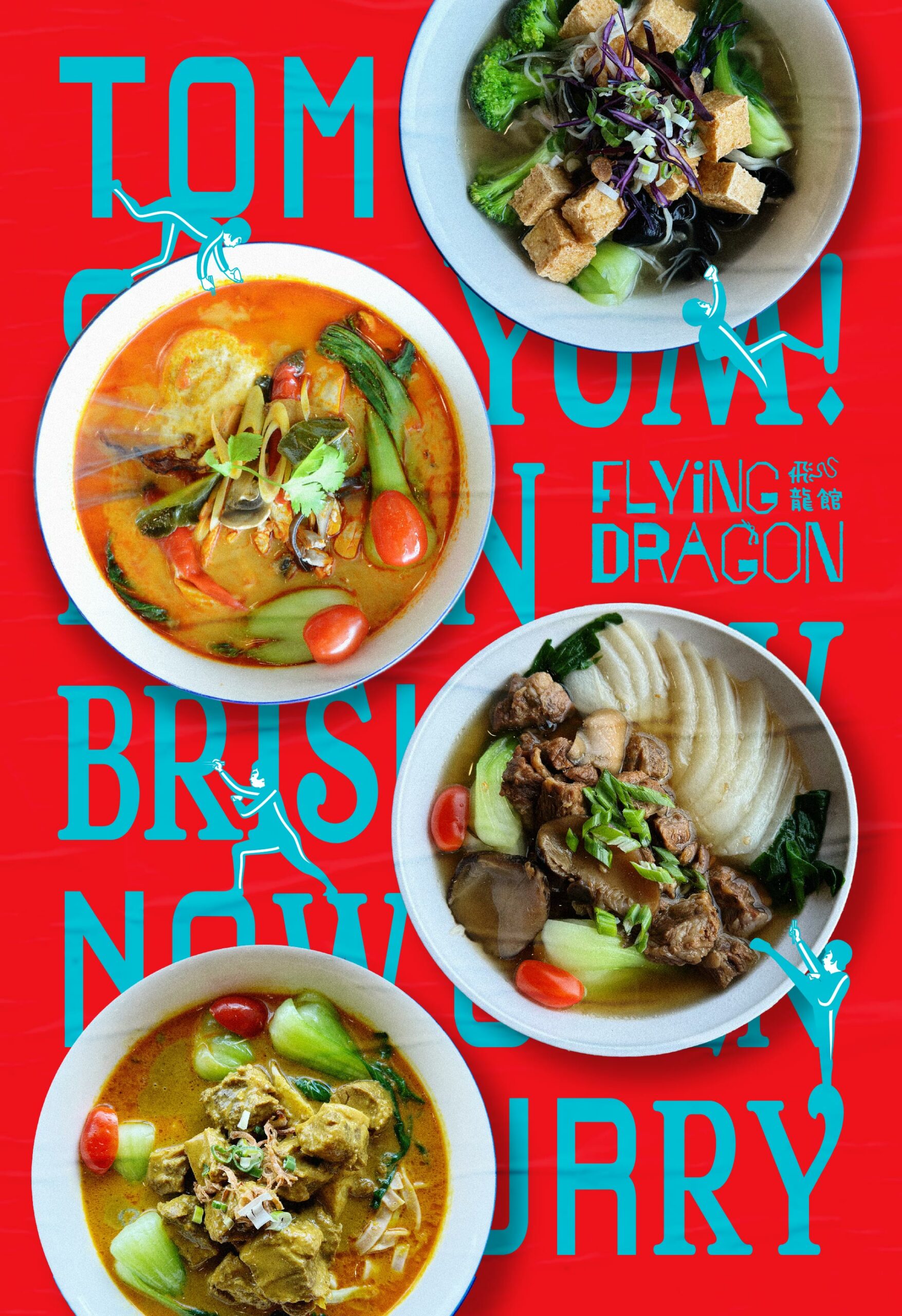 Different Kinds of Noodle Soups Poster
