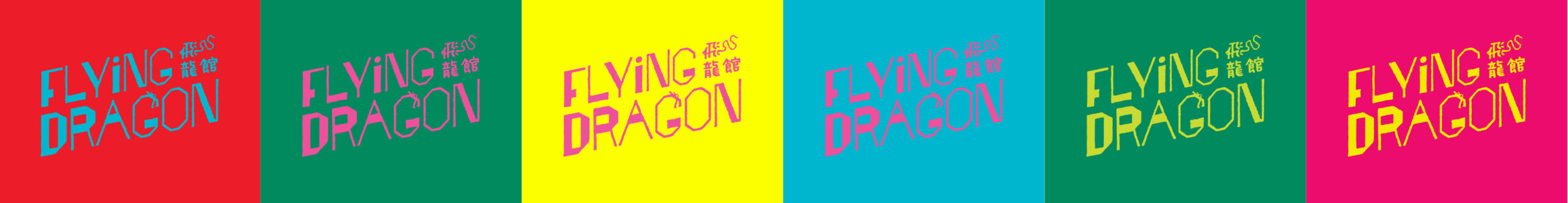 Flying Dragon Logo Variations